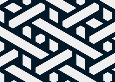 Renkli fayans, kusursuz rastgele dokuma çizgileri deseni, bağlantı sanatı arkaplan tasarımı illüstrasyonu  