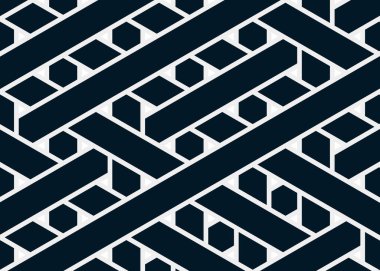 Renkli fayans, kusursuz rastgele dokuma çizgileri deseni, bağlantı sanatı arkaplan tasarımı illüstrasyonu  