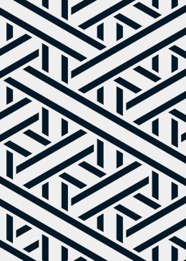 Renkli fayans, kusursuz rastgele dokuma çizgileri deseni, bağlantı sanatı arkaplan tasarımı illüstrasyonu  