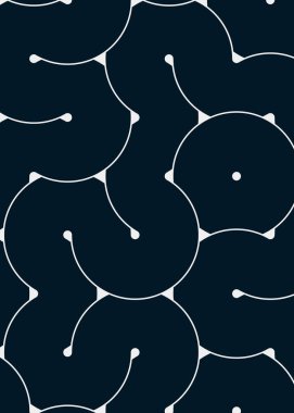 dalgalı ve eğri çizgileri olan renkli fayanslar, bağlantı sanatı arkaplan tasarımı illüstrasyonu 