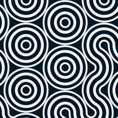 dalgalı ve eğri çizgileri olan renkli fayanslar, bağlantı sanatı arkaplan tasarımı illüstrasyonu 