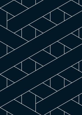 Renkli fayans, kusursuz rastgele dokuma çizgileri deseni, bağlantı sanatı arkaplan tasarımı illüstrasyonu  