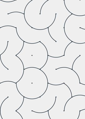 Renkli fayanslar, pürüzsüz rastgele birbirine bağlı dalgalı çizgiler deseni, bağlantı sanatı arkaplan tasarımı çizimi  