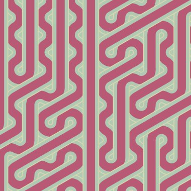 Renkli fayans, kusursuz rastgele dokuma çizgileri deseni, bağlantı sanatı arkaplan tasarımı illüstrasyonu  