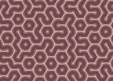 monokrom rastgele geçiş çizgileri üretken sanat tarzı renkli logo illüstrasyonu