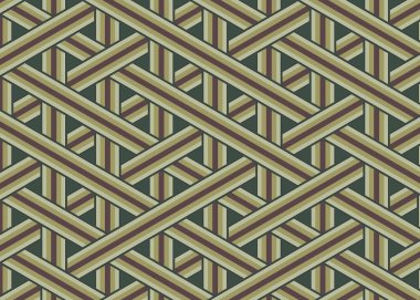 Renkli fayans, kusursuz rastgele dokuma çizgileri deseni, bağlantı sanatı arkaplan tasarımı illüstrasyonu  