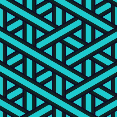 Renkli fayans, kusursuz rastgele dokuma çizgileri deseni, bağlantı sanatı arkaplan tasarımı illüstrasyonu  