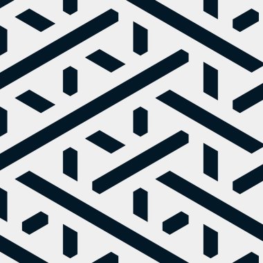 Renkli fayans, kusursuz rastgele dokuma çizgileri deseni, bağlantı sanatı arkaplan tasarımı illüstrasyonu  