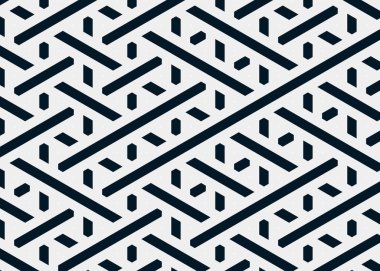 Renkli fayans, kusursuz rastgele dokuma çizgileri deseni, bağlantı sanatı arkaplan tasarımı illüstrasyonu  