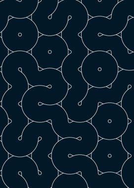 dalgalı ve eğri çizgileri olan renkli fayanslar, bağlantı sanatı arkaplan tasarımı illüstrasyonu 