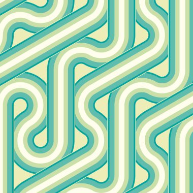 Renkli fayanslar, pürüzsüz rastgele birbirine bağlı dalgalı çizgiler deseni, bağlantı sanatı arkaplan tasarımı çizimi  