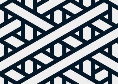 Renkli fayans, kusursuz rastgele dokuma çizgileri deseni, bağlantı sanatı arkaplan tasarımı illüstrasyonu  