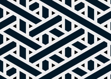 Renkli fayans, kusursuz rastgele dokuma çizgileri deseni, bağlantı sanatı arkaplan tasarımı illüstrasyonu  