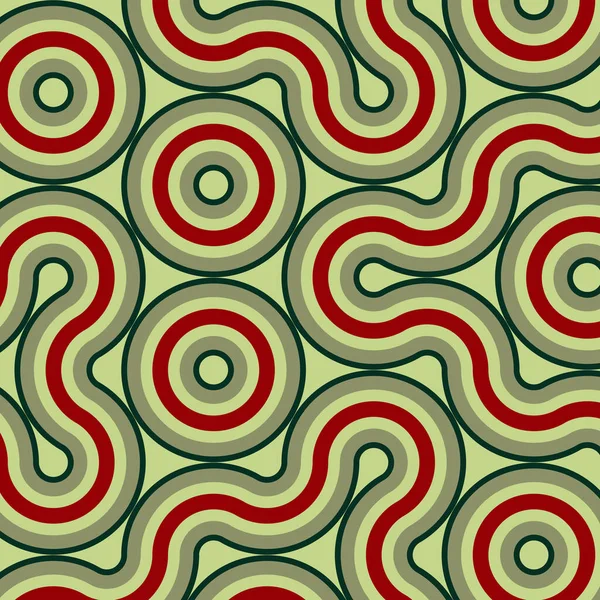 dalgalı ve eğri çizgileri olan renkli fayanslar, bağlantı sanatı arkaplan tasarımı illüstrasyonu  