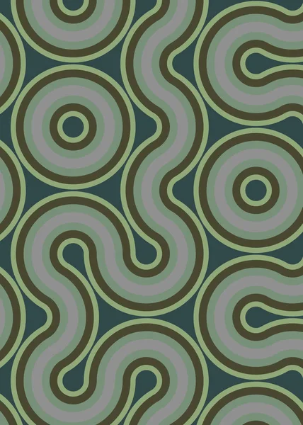 Renkli fayanslar, pürüzsüz rastgele birbirine bağlı dalgalı çizgiler deseni, bağlantı sanatı arkaplan tasarımı çizimi  