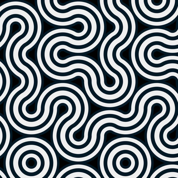 dalgalı ve eğri çizgileri olan renkli fayanslar, bağlantı sanatı arkaplan tasarımı illüstrasyonu 