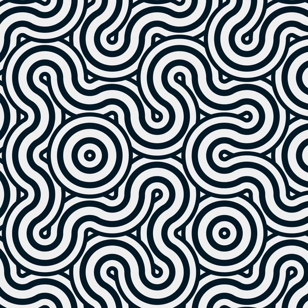 dalgalı ve eğri çizgileri olan renkli fayanslar, bağlantı sanatı arkaplan tasarımı illüstrasyonu 