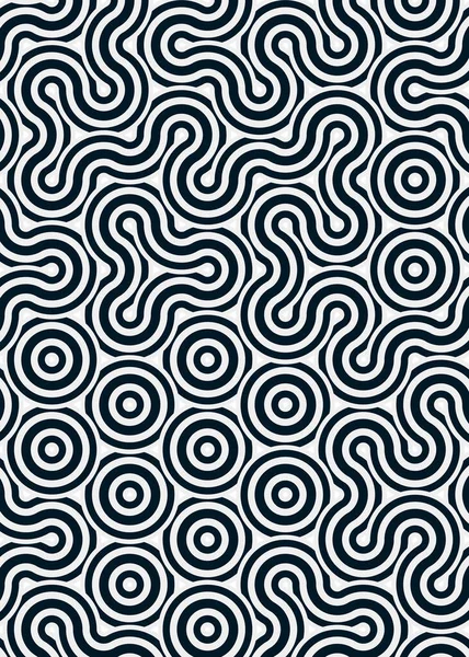 monokrom rastgele geçiş çizgileri üretken sanat tarzı renkli logo illüstrasyonu