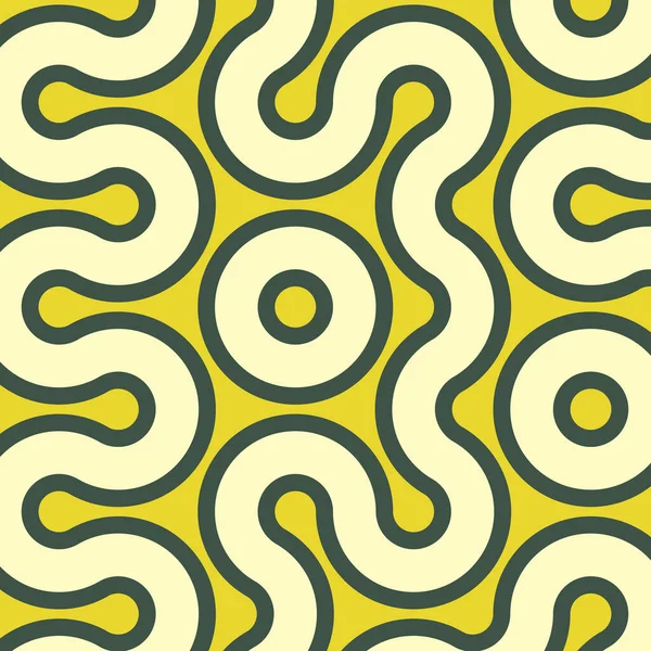 dalgalı ve eğri çizgileri olan renkli fayanslar, bağlantı sanatı arkaplan tasarımı illüstrasyonu 