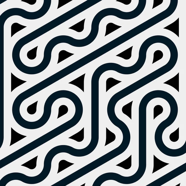 Renkli fayanslar, pürüzsüz rastgele birbirine bağlı dalgalı çizgiler deseni, bağlantı sanatı arkaplan tasarımı çizimi  