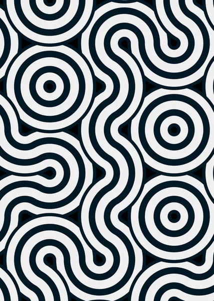 Renkli fayanslar, pürüzsüz rastgele birbirine bağlı dalgalı çizgiler deseni, bağlantı sanatı arkaplan tasarımı çizimi  