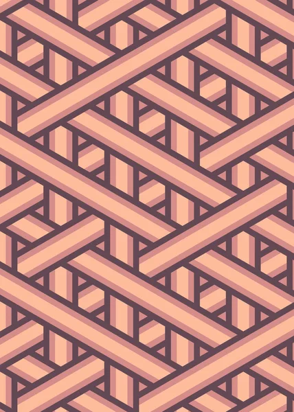 Renkli fayans, kusursuz rastgele dokuma çizgileri deseni, bağlantı sanatı arkaplan tasarımı illüstrasyonu  