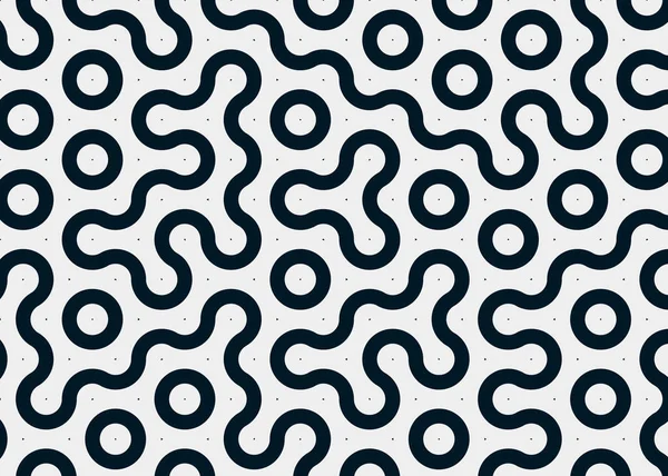 Renkli fayanslar, pürüzsüz rastgele birbirine bağlı dalgalı çizgiler deseni, bağlantı sanatı arkaplan tasarımı çizimi  