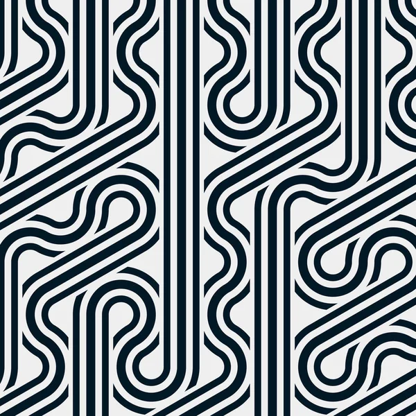 Renkli fayanslar, pürüzsüz rastgele birbirine bağlı dalgalı çizgiler deseni, bağlantı sanatı arkaplan tasarımı çizimi  