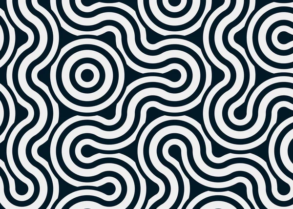 Renkli fayanslar, pürüzsüz rastgele birbirine bağlı dalgalı çizgiler deseni, bağlantı sanatı arkaplan tasarımı çizimi  