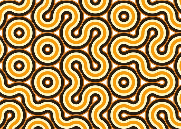 Renkli fayanslar, pürüzsüz rastgele birbirine bağlı dalgalı çizgiler deseni, bağlantı sanatı arkaplan tasarımı çizimi  