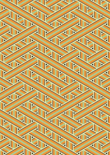 Renkli fayans, kusursuz rastgele dokuma çizgileri deseni, bağlantı sanatı arkaplan tasarımı illüstrasyonu  