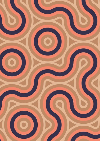 monokrom rastgele geçiş çizgileri üretken sanat tarzı renkli logo illüstrasyonu