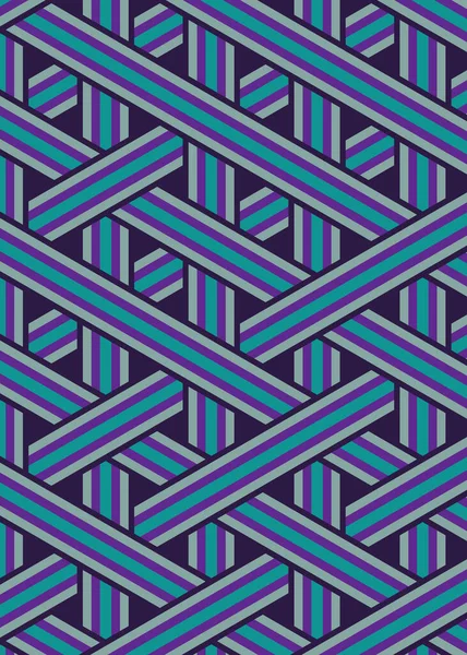 Renkli fayans, kusursuz rastgele dokuma çizgileri deseni, bağlantı sanatı arkaplan tasarımı illüstrasyonu  