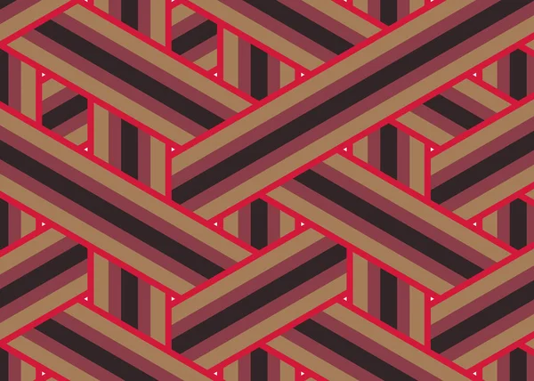 Renkli fayans, kusursuz rastgele dokuma çizgileri deseni, bağlantı sanatı arkaplan tasarımı illüstrasyonu  