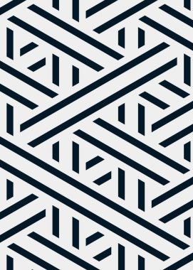 Renkli fayans, kusursuz rastgele dokuma çizgileri deseni, bağlantı sanatı arkaplan tasarımı illüstrasyonu  