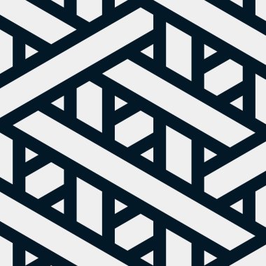 Renkli fayans, kusursuz rastgele dokuma çizgileri deseni, bağlantı sanatı arkaplan tasarımı illüstrasyonu  