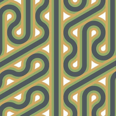 Renkli fayans, kusursuz rastgele dokuma çizgileri deseni, bağlantı sanatı arkaplan tasarımı illüstrasyonu  