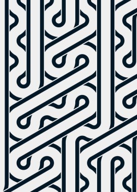 Renkli fayanslar, pürüzsüz rastgele birbirine bağlı dalgalı çizgiler deseni, bağlantı sanatı arkaplan tasarımı çizimi  