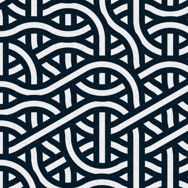 Renkli fayanslar, pürüzsüz rastgele birbirine bağlı dalgalı çizgiler deseni, bağlantı sanatı arkaplan tasarımı çizimi  