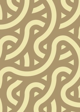 Renkli fayanslar, pürüzsüz rastgele birbirine bağlı dalgalı çizgiler deseni, bağlantı sanatı arkaplan tasarımı çizimi  