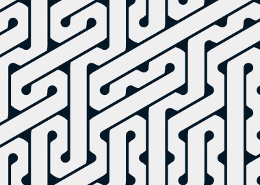 Renkli fayanslar, pürüzsüz rastgele birbirine bağlı dalgalı çizgiler deseni, bağlantı sanatı arkaplan tasarımı çizimi  