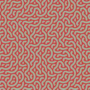 Renkli fayanslar, pürüzsüz rastgele birbirine bağlı dalgalı çizgiler deseni, bağlantı sanatı arkaplan tasarımı çizimi  