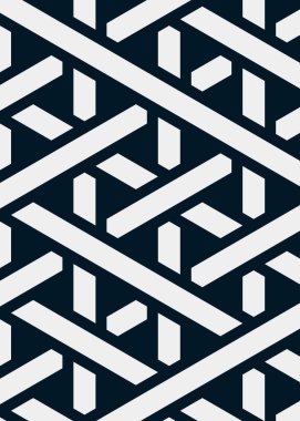 Renkli fayans, kusursuz rastgele dokuma çizgileri deseni, bağlantı sanatı arkaplan tasarımı illüstrasyonu  