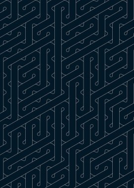 Renkli fayanslar, pürüzsüz rastgele birbirine bağlı dalgalı çizgiler deseni, bağlantı sanatı arkaplan tasarımı çizimi  