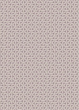 Renkli fayanslar, pürüzsüz rastgele birbirine bağlı dalgalı çizgiler deseni, bağlantı sanatı arkaplan tasarımı çizimi  