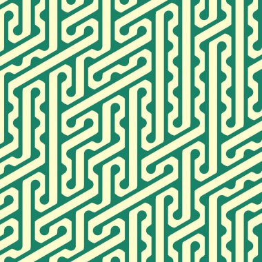 Renkli fayanslar, pürüzsüz rastgele birbirine bağlı dalgalı çizgiler deseni, bağlantı sanatı arkaplan tasarımı çizimi  