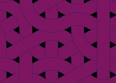 Renkli fayanslar, pürüzsüz rastgele birbirine bağlı dalgalı çizgiler deseni, bağlantı sanatı arkaplan tasarımı çizimi  