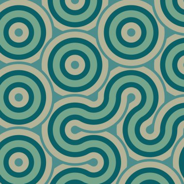 dalgalı ve eğri çizgileri olan renkli fayanslar, bağlantı sanatı arkaplan tasarımı illüstrasyonu  