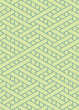 Renkli fayans, kusursuz rastgele dokuma çizgileri deseni, bağlantı sanatı arkaplan tasarımı illüstrasyonu  