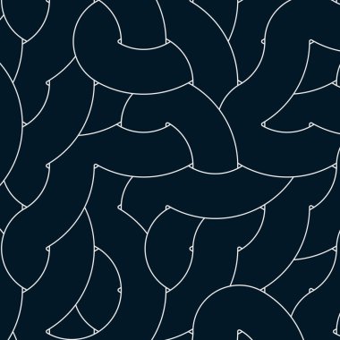 Renkli fayanslar, pürüzsüz rastgele birbirine bağlı dalgalı çizgiler deseni, bağlantı sanatı arkaplan tasarımı çizimi  